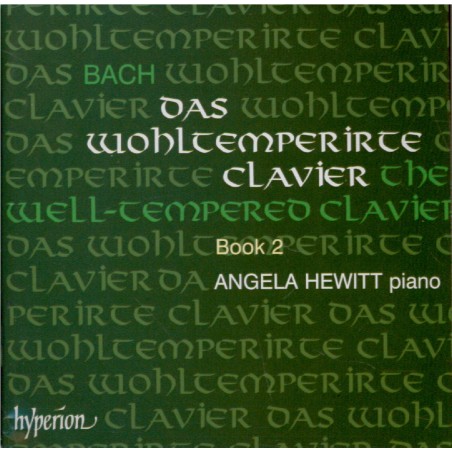 BACH - Hewitt - Le clavier bien tempéré, Livre 2 BWV 870-893..
